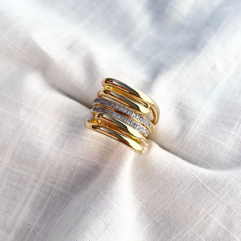 ANEL 6 FIOS COM 2 DE MICRO ZIRCONIA