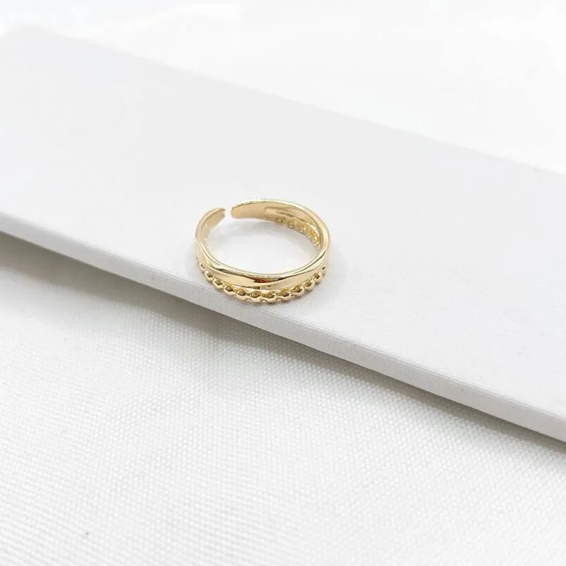 ANEL AJUSTÁVEL BOLINHA E DETALHES