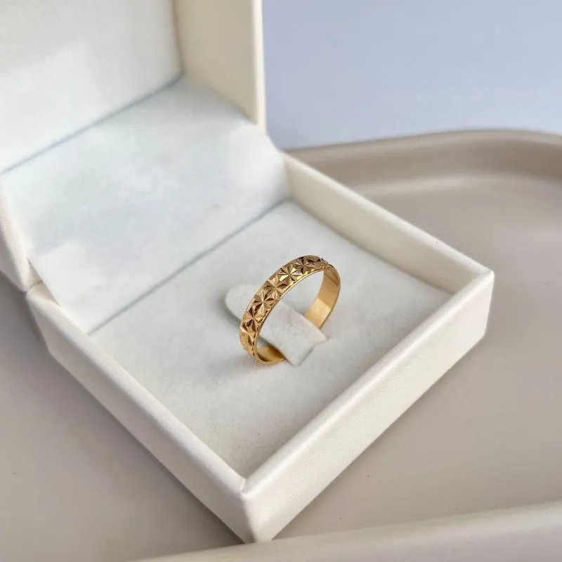 ANEL ALIANÇA DIAMANTADA