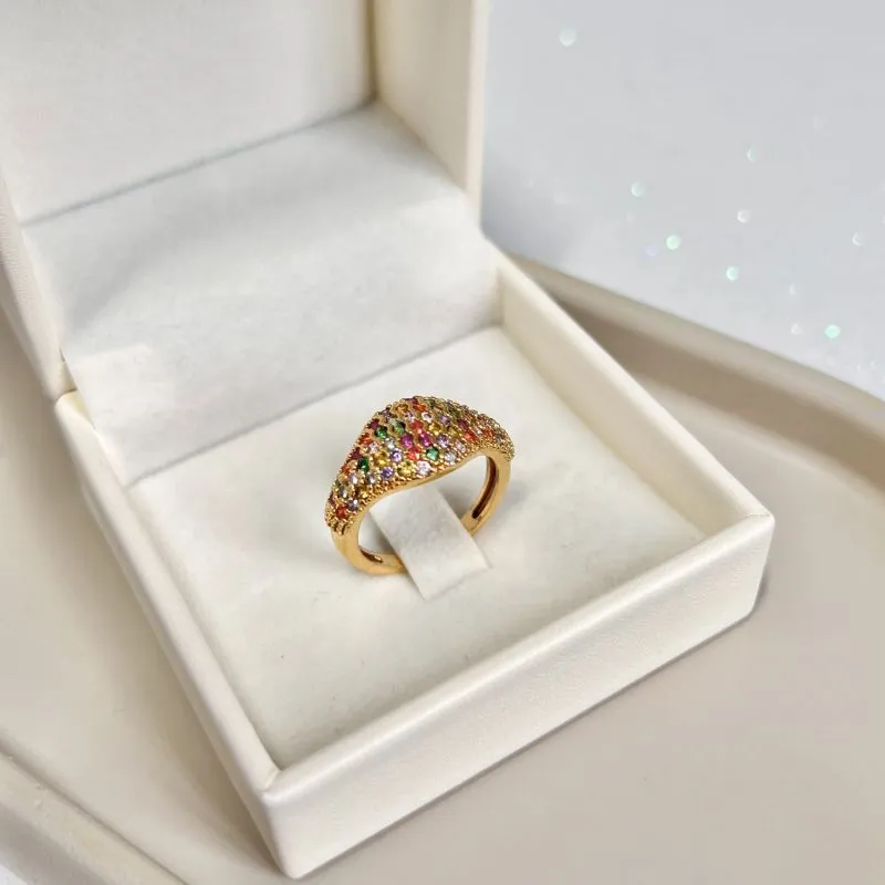 ANEL MEGA ZIRCONIAS COLORIDAS