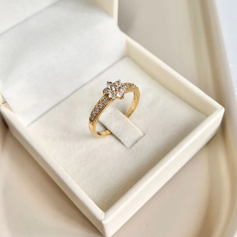 ANEL SOLITÁRIO FLOR