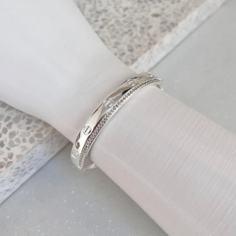 BRACELETE CARTIER COM FIO CRAVEJADO