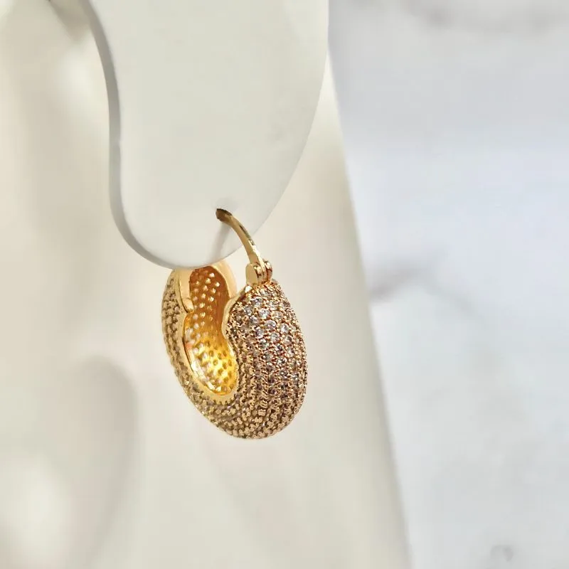 BRINCO ARGOLA LUXO MICRO ZIRCONIAS