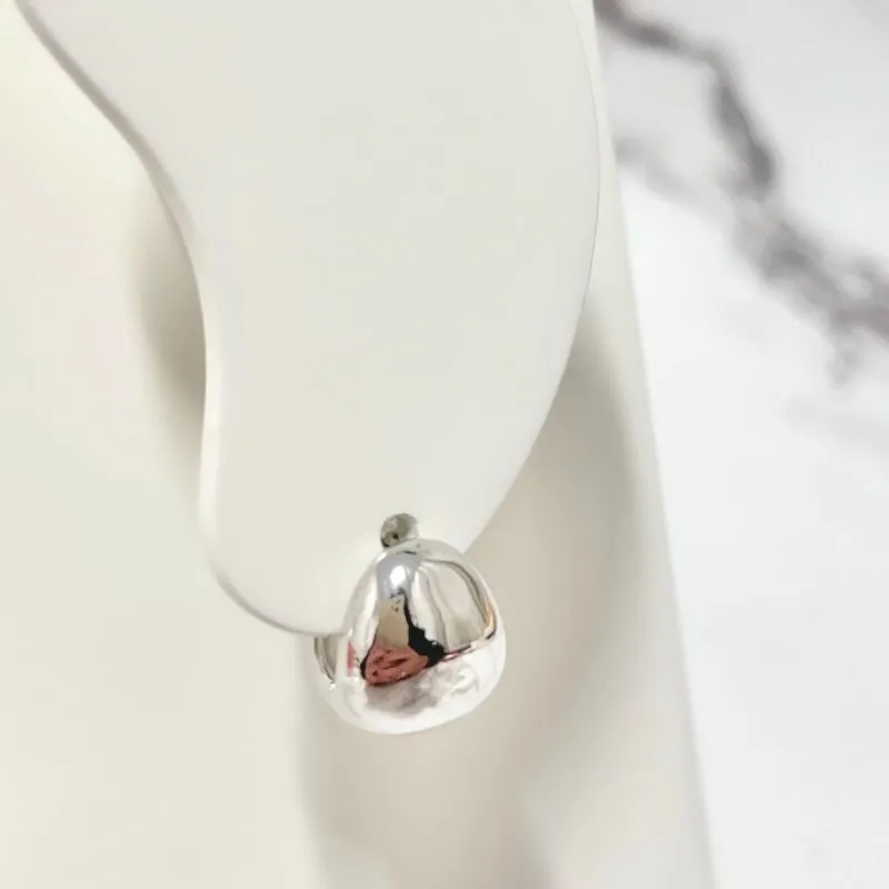 BRINCO ARGOLAS LISAS - BOLINHA