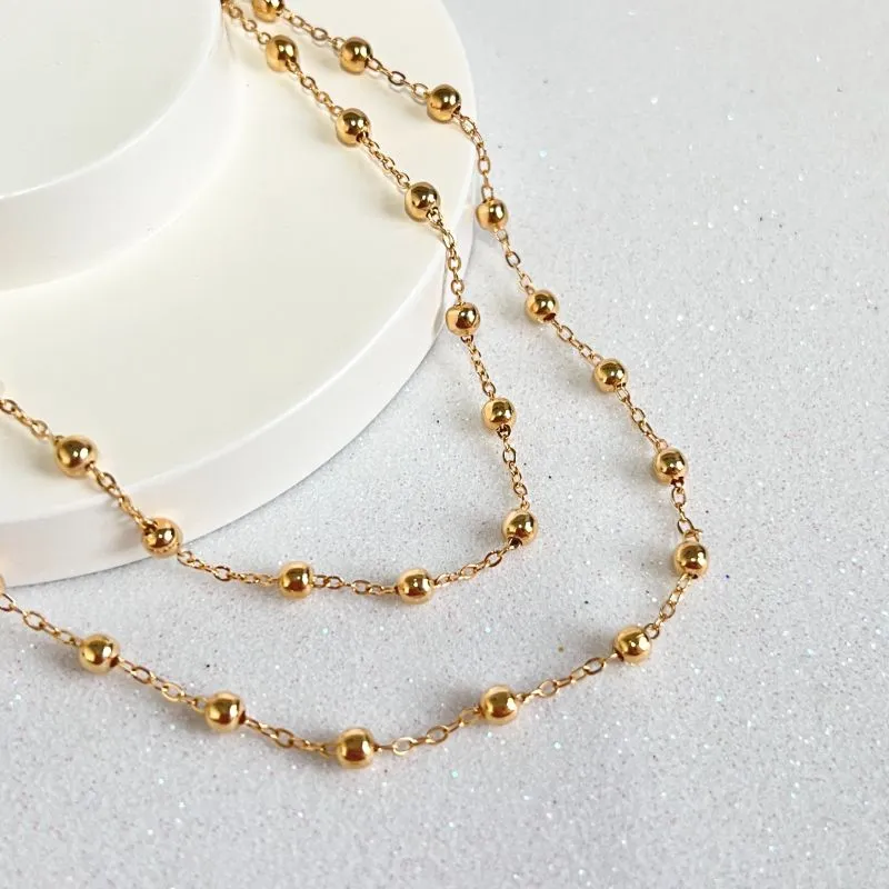 COLAR DUPLO BOLINHAS