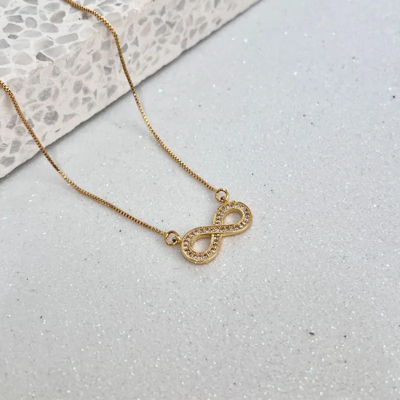 COLAR INFINITO MICRO ZIRCONIAS