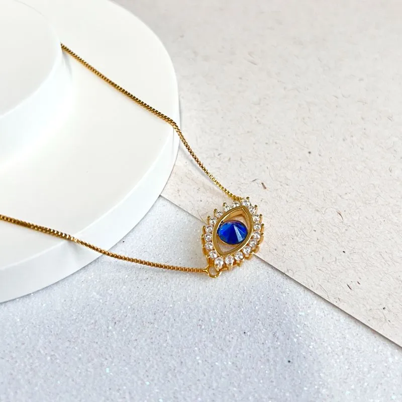 COLAR OLHO GREGO AZUL