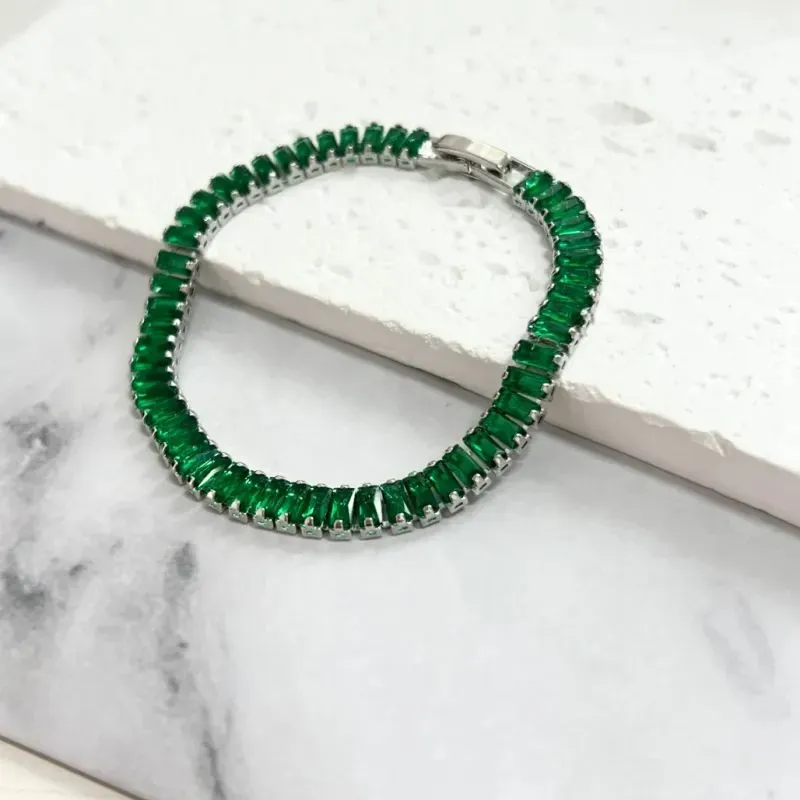 PULSEIRA BAGUETES VERDE ESMERALDA