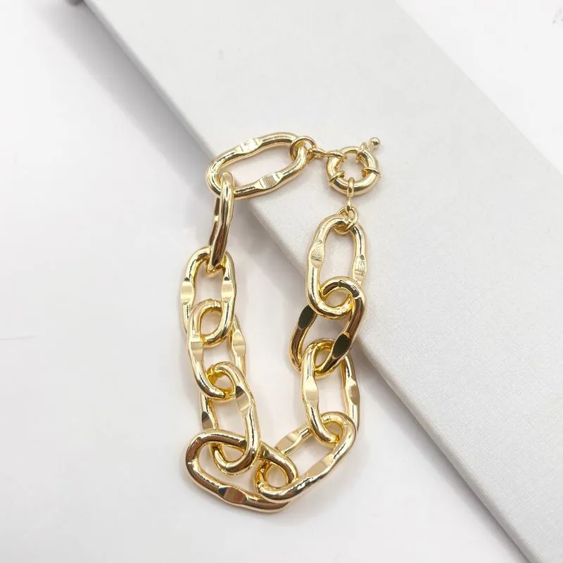 PULSEIRA ELO LONGO COM DETALHES AMASSADOS