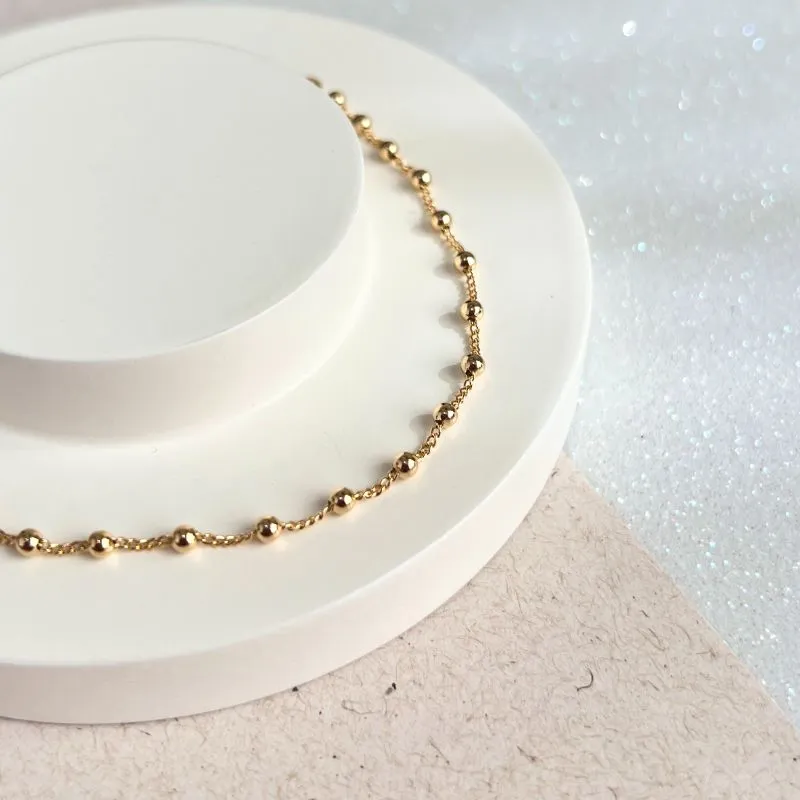 PULSEIRA INFANTIL GRUME COM BOLINHA DE 2,5MM