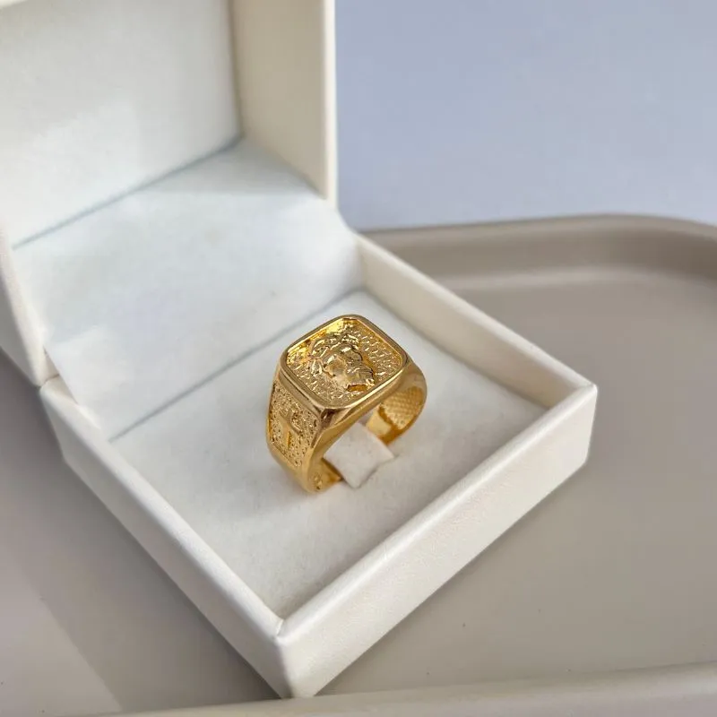 ANEL MASCULINO ROSTO DE CRISTO