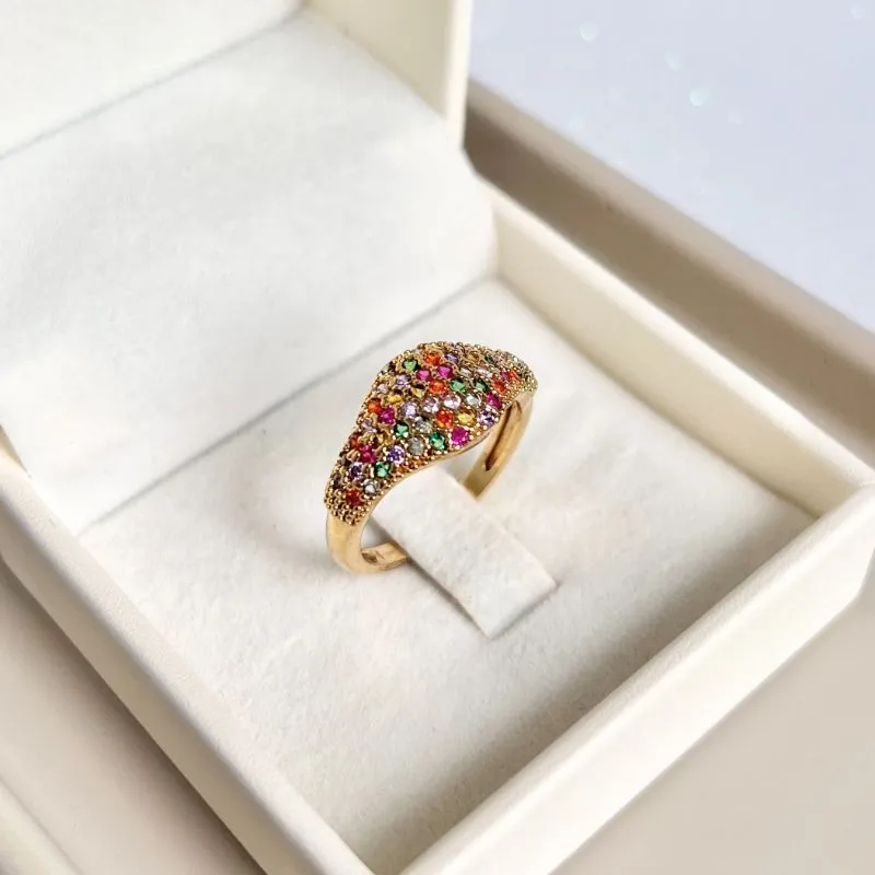 ANEL MEGA ZIRCONIAS COLORIDAS