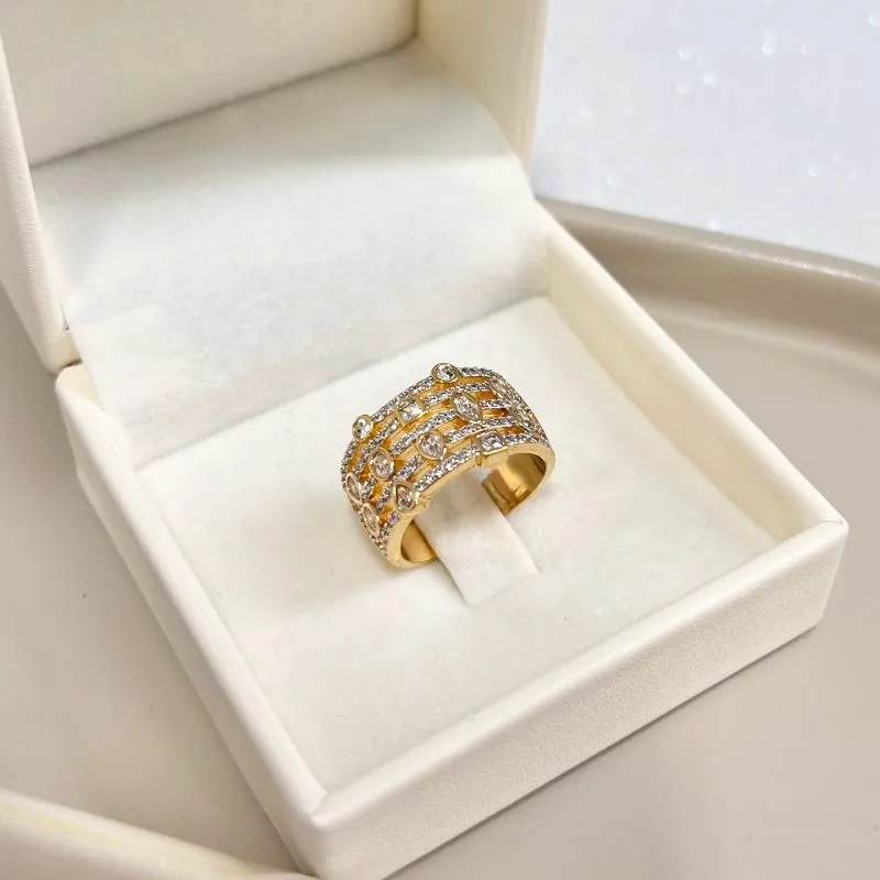 ANEL MICRO ZIRCONIAS E PONTOS GEOMÉTRICOS