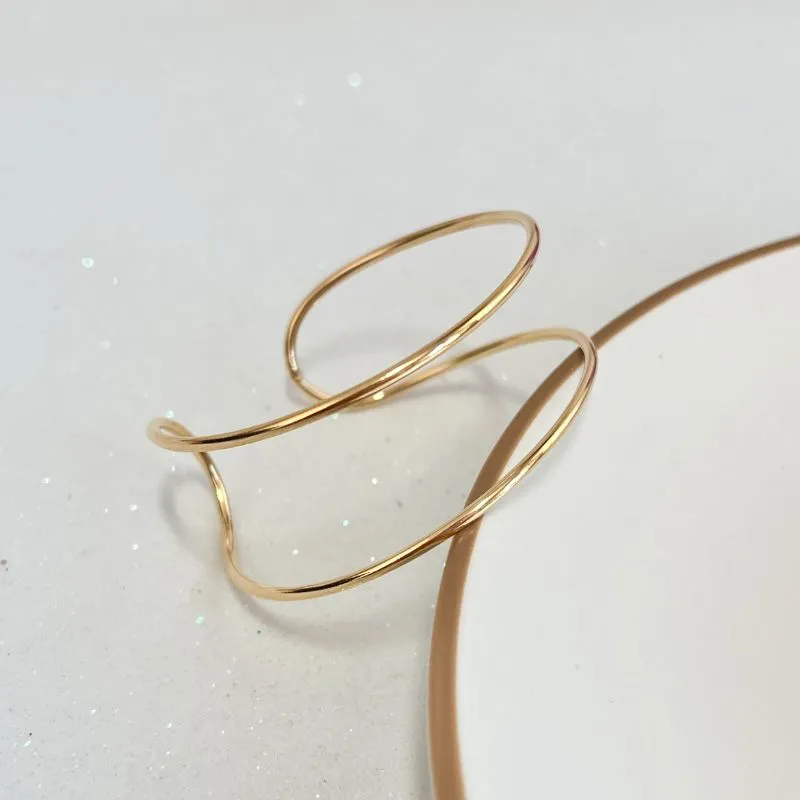 BRACELETE ABERTO FIO DUPLO