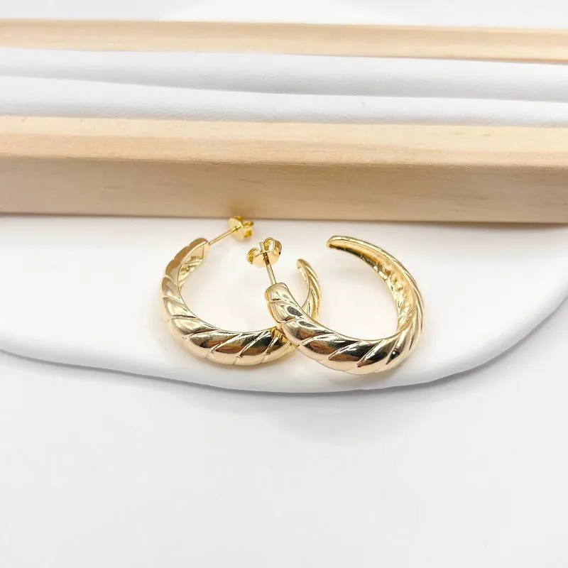 BRINCO ARGOLA CROASSAN 3CM