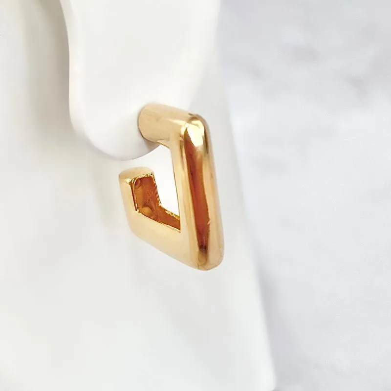 BRINCO ARGOLA QUADRADA