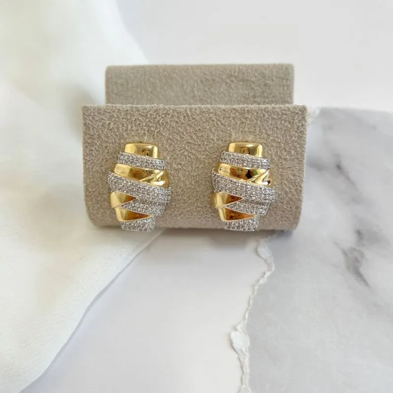 BRINCO AURORA LUXO CRAVEJADO