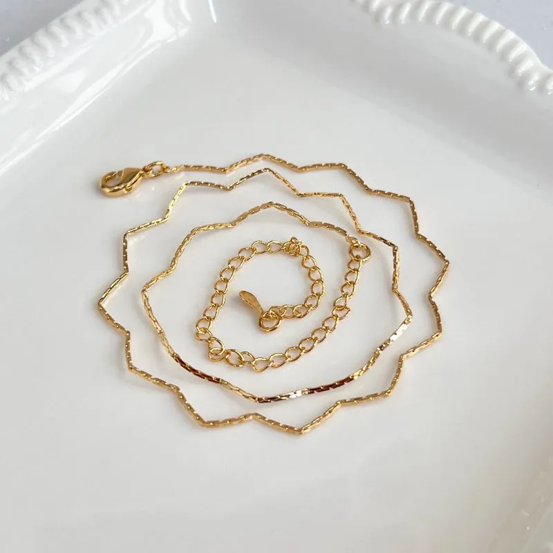 COLAR CHOKER FIO TRABALHADO 45CM