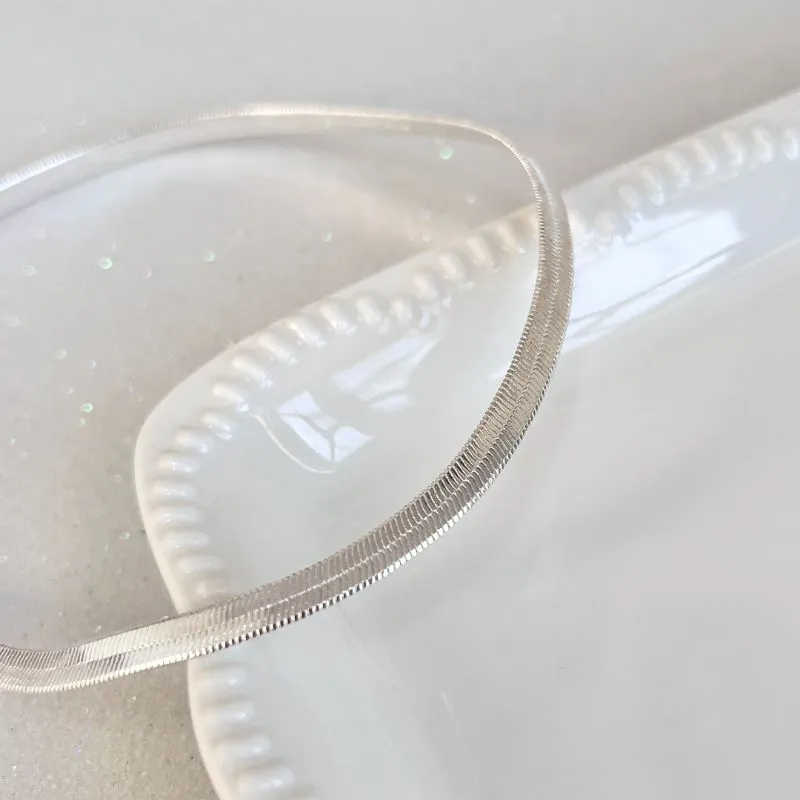 COLAR CHOKER FITA ITALIANA 4MM 45CM