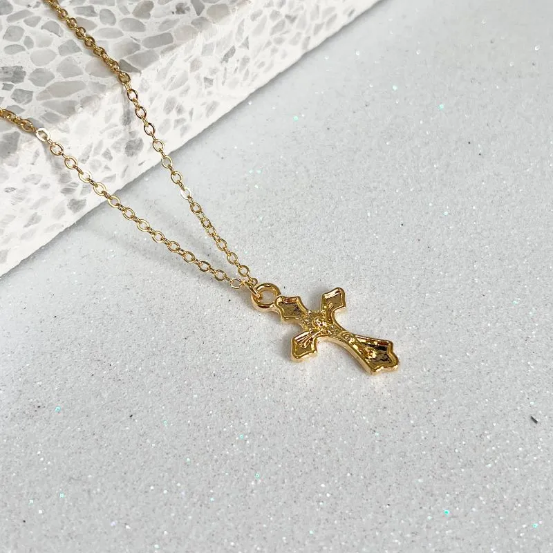 COLAR ELO CRUZ COM JESUS CRISTO 50CM