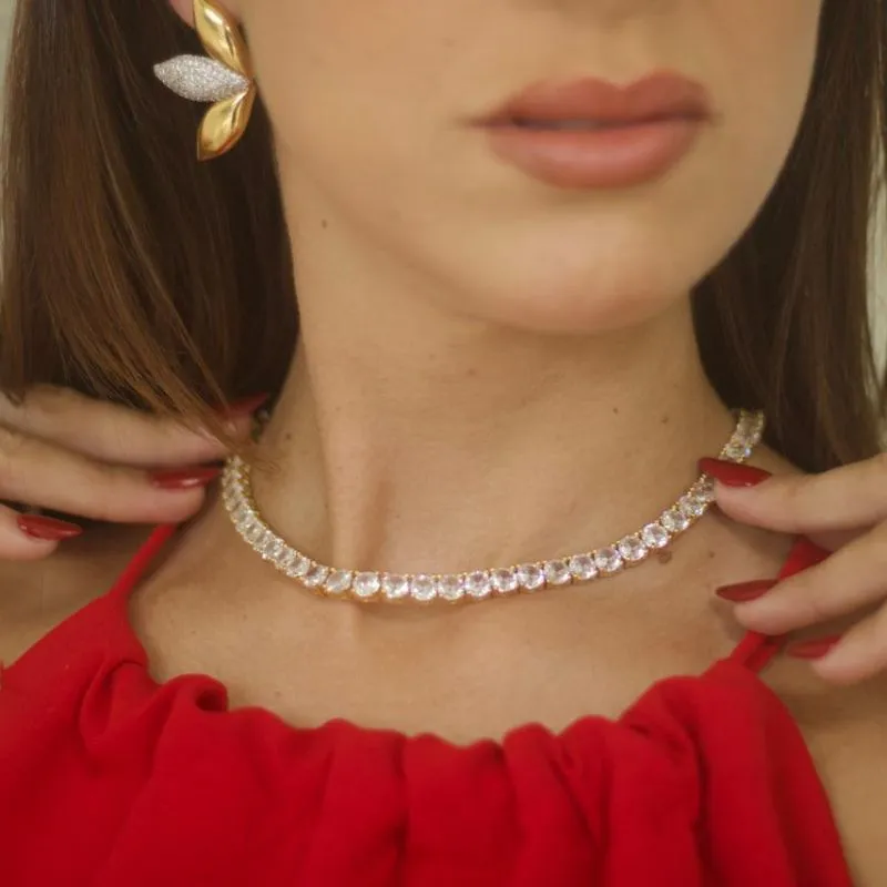 COLAR RIVIERA 6MM 40CM COM FECHO JOIA