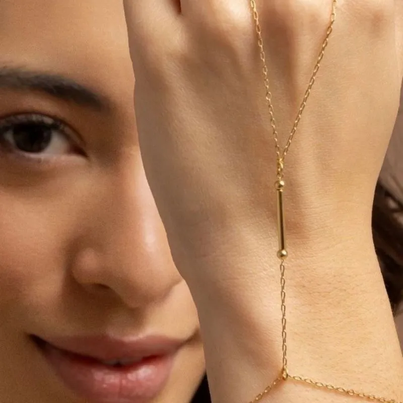 PULSEIRA DE MÃO - ESTILO INDIANO