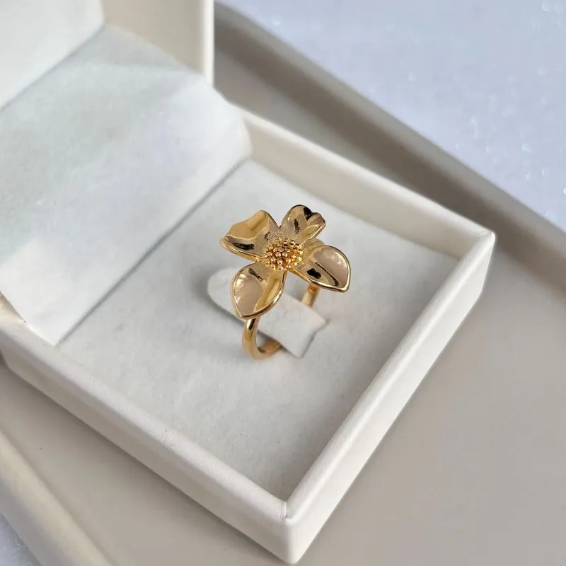 ANEL FLOR 4 PÉTALAS