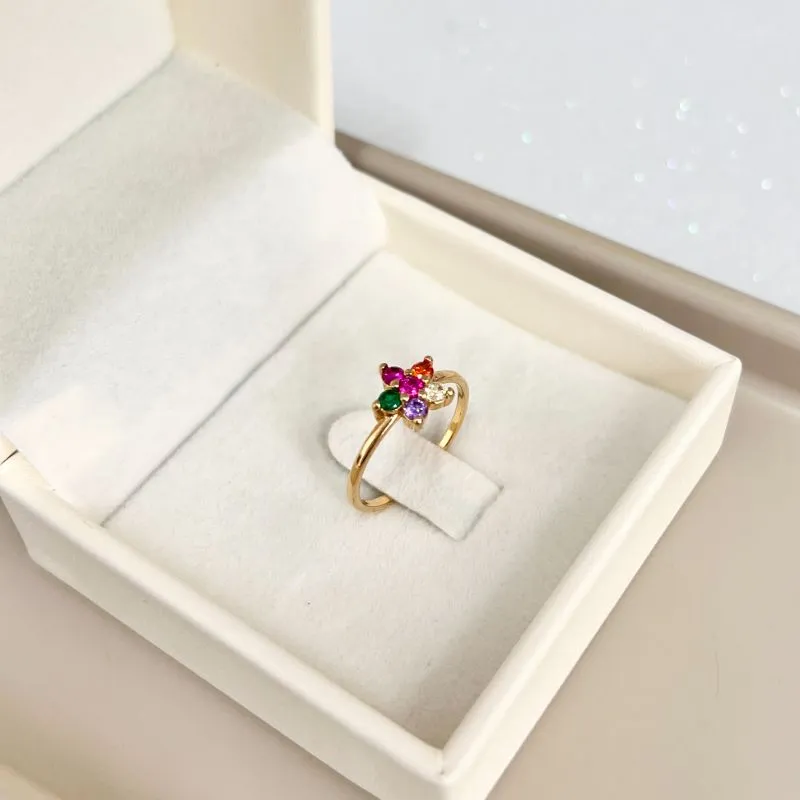 ANEL FLOR MULTICOLOR