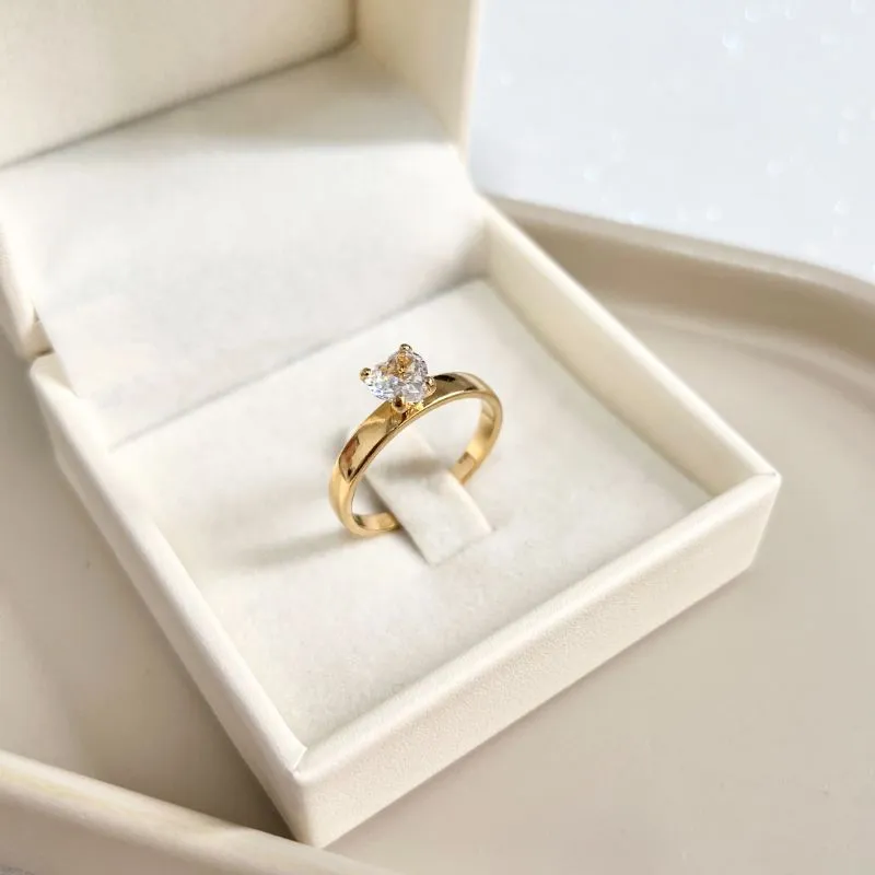 ANEL SOLITÁRIO CORAÇÃO