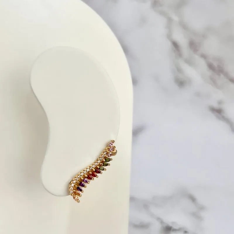 BRINCO EAR CUFF NAVETE COLORIDO