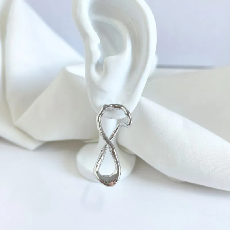 BRINCO FIO ORGÂNICO LONGO 4CM