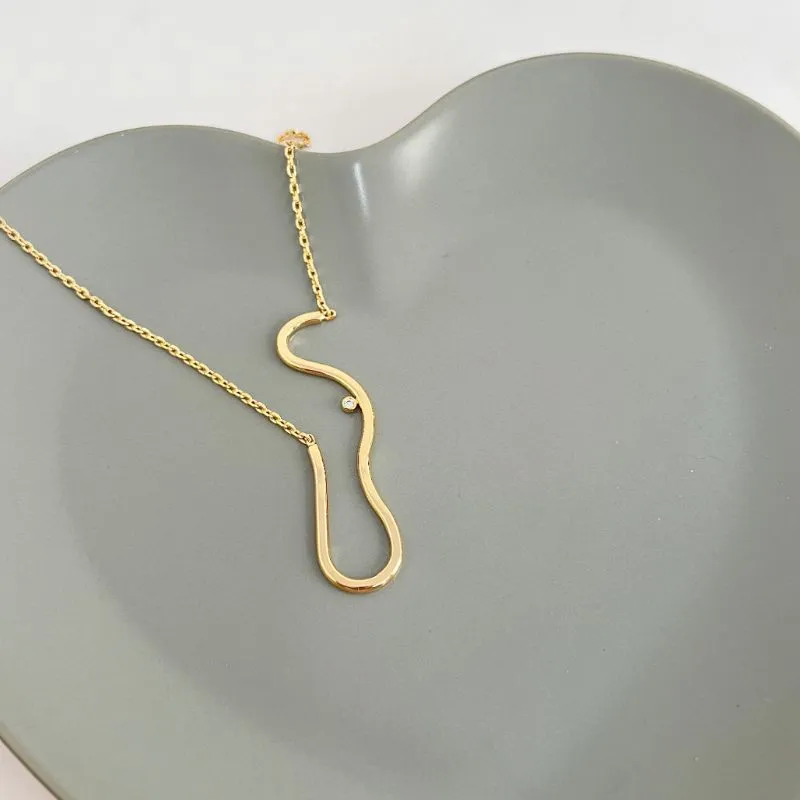 COLAR ORGÂNICO COM PONTO DE LUZ 50CM