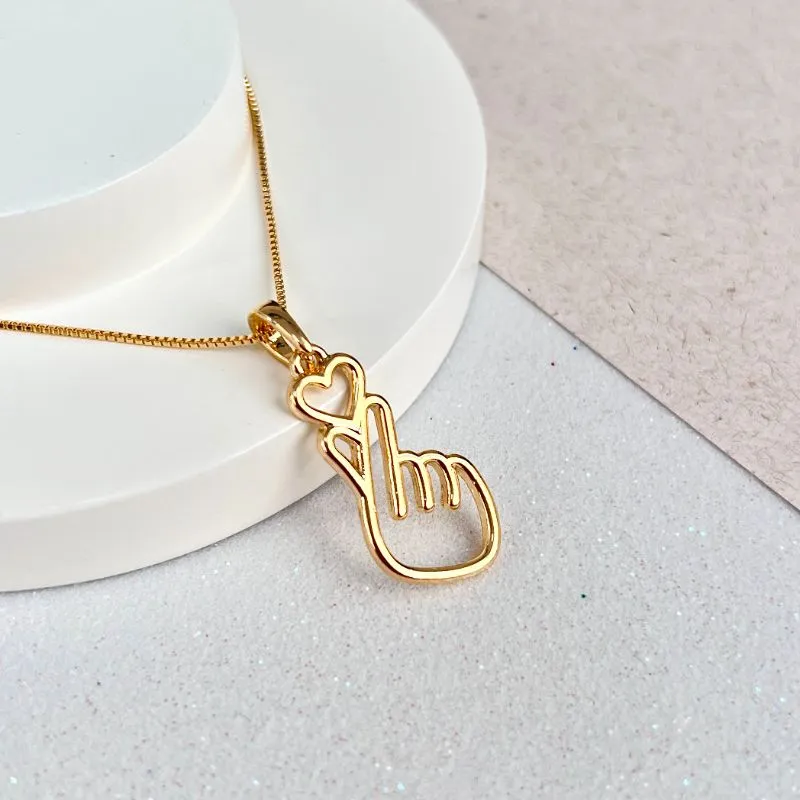 COLAR PINGENTE CORAÇÃO DORAMA