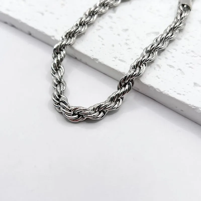 PULSEIRA CORDÃO BAIANO 6MM COM EXTENSOR