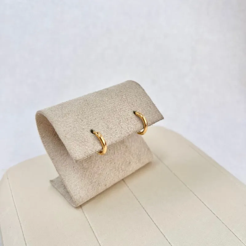 BRINCO ARGOLA ARTICULADA FINA LISA 1,4CM