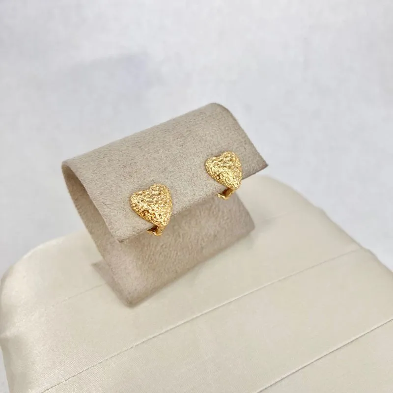 BRINCO ARGOLA CORAÇÃO MARTELADO