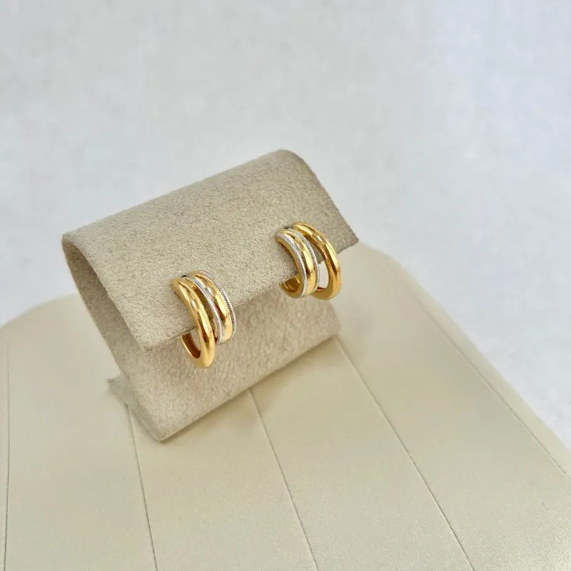 BRINCO ARGOLA DUPLA FALSA