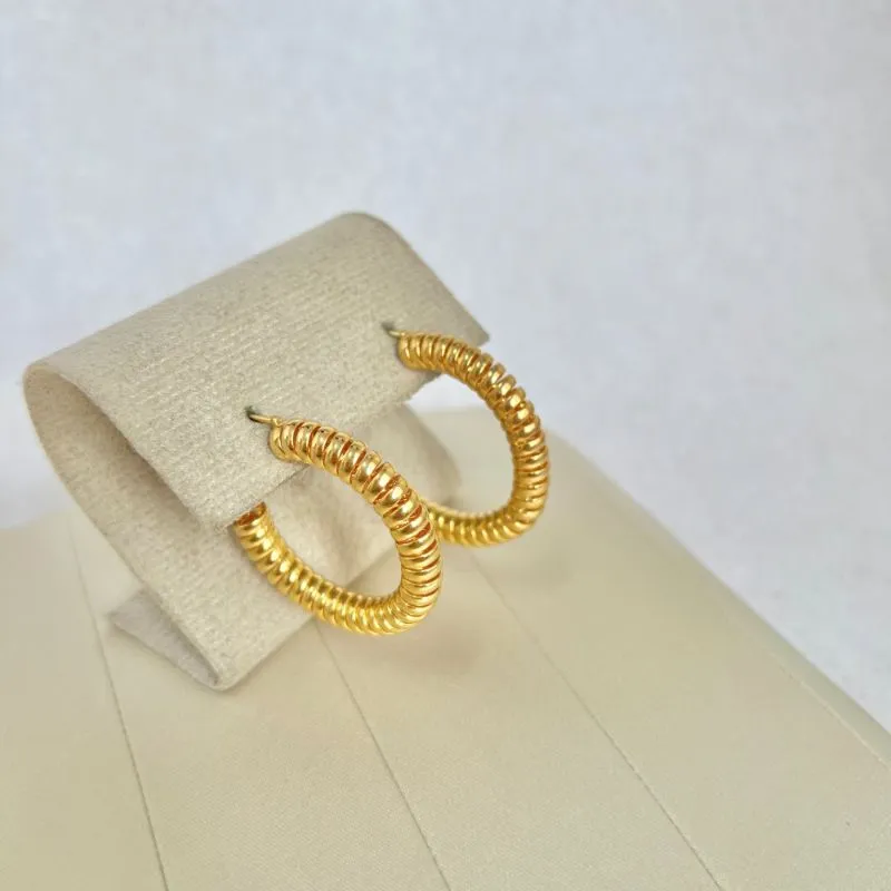 BRINCO ARGOLA FIO TELEFONE 3,5CM