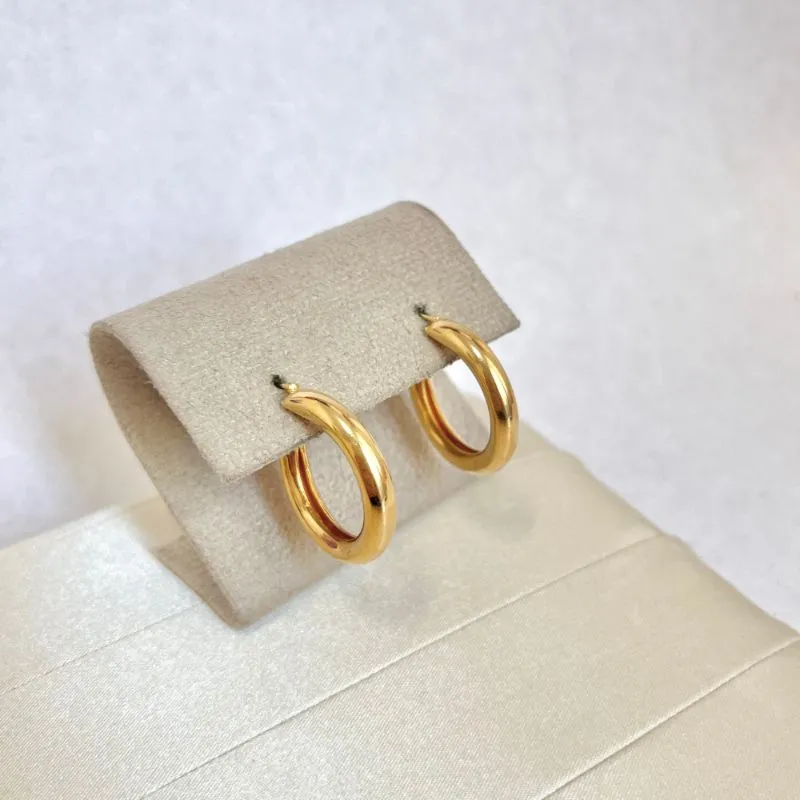 BRINCO ARGOLA TUBO LISO 3CM SEM TARRACHA