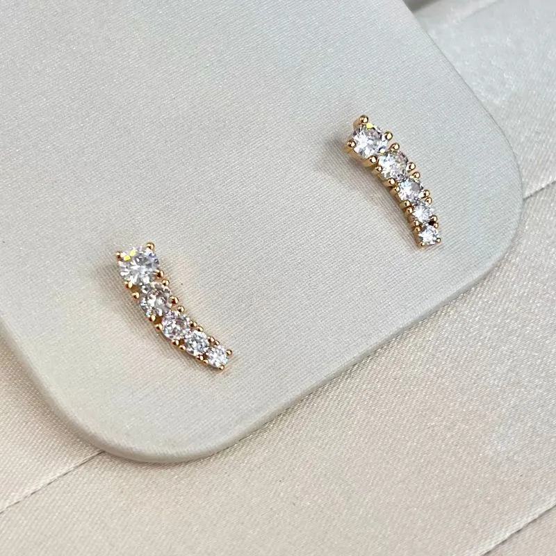 BRINCO MINI EAR CUFF ZIRCONIAS