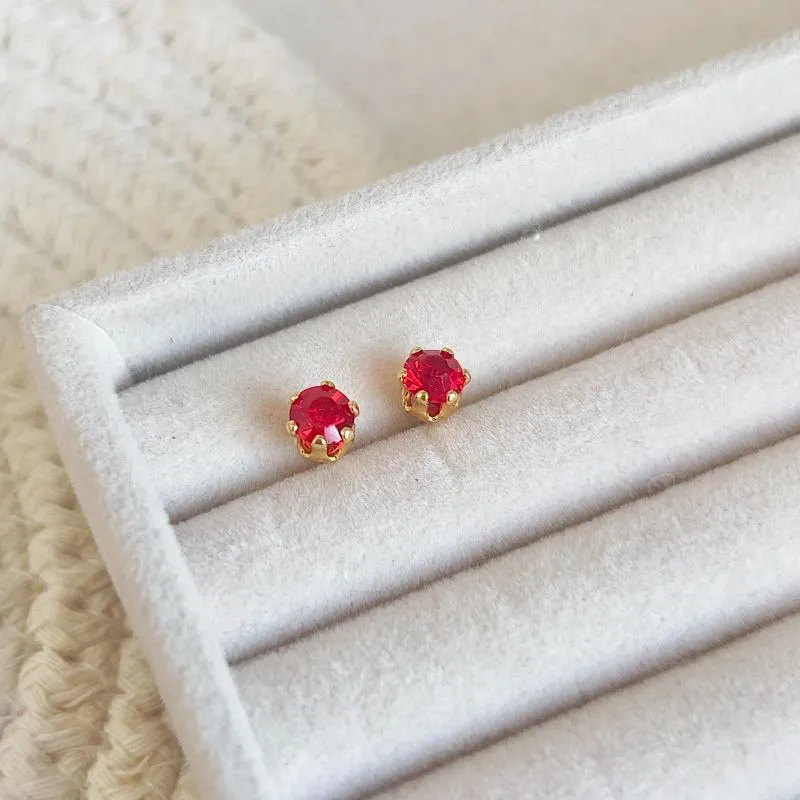 BRINCO PONTO DE LUZ VERMELHO 6 GARRAS - 5MM