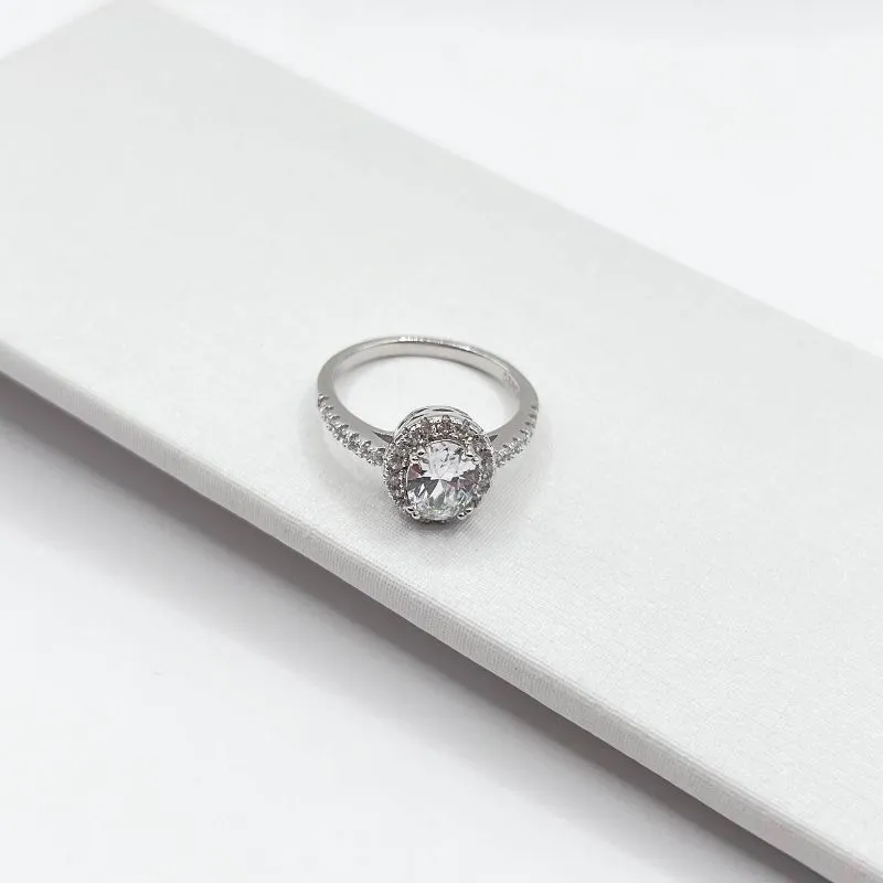 ANEL PRATA925 SOLITÁRIO PRINCESA