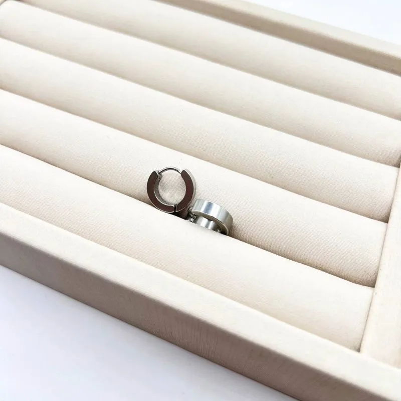 BRINCO AÇO INOX ARGOLA MASCULINA 1,5CM