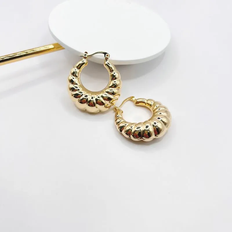 BRINCO ARGOLA CROASSAN COM FECHO ITALIANO