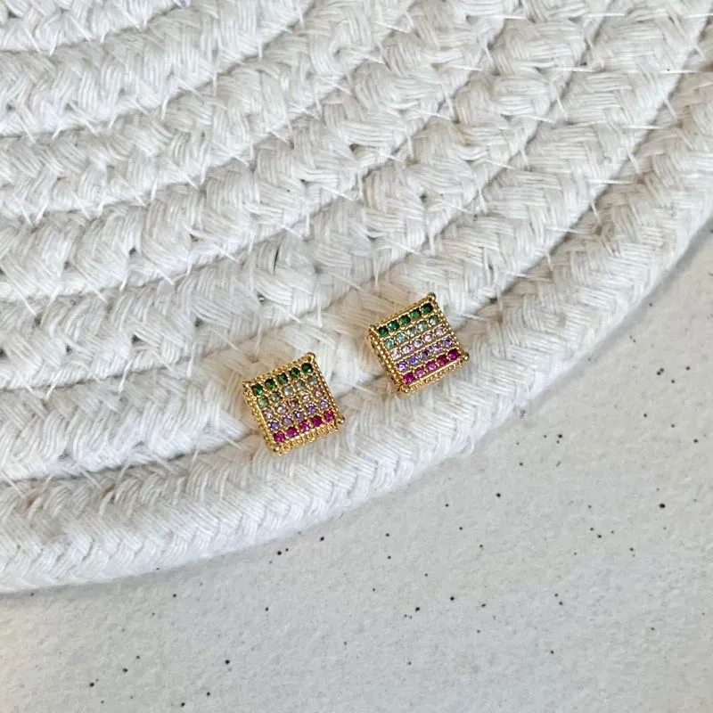 BRINCO CHUVERINHO QUADRADO MULTICOLOR