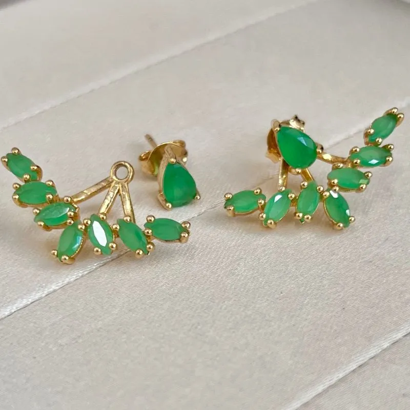 BRINCO EAR JACKET VERDE