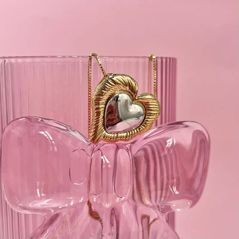 COLAR CORAÇÃO 2 BANHOS