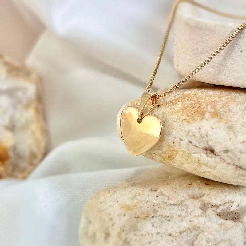 COLAR CORAÇÃO LISO  40CM + EXTENSOR