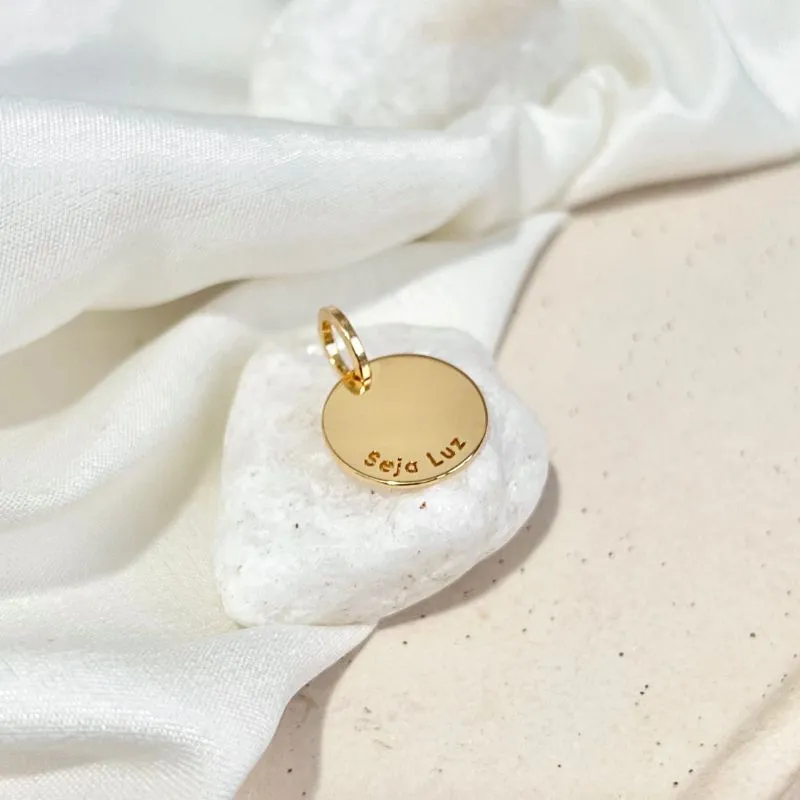 PINGENTE MEDALHA SEJA LUZ