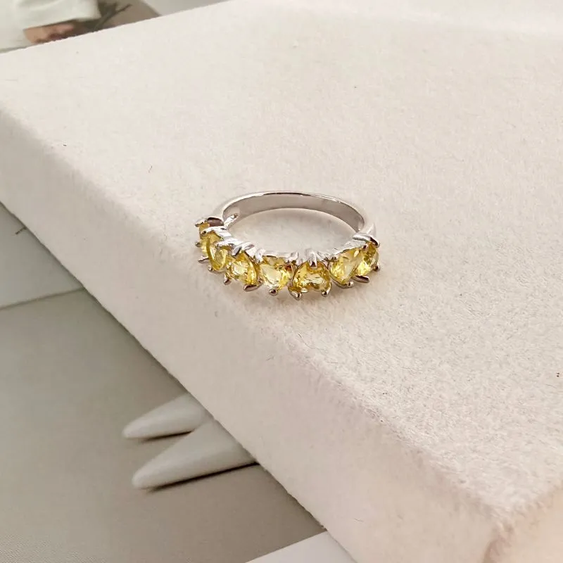 ANEL CORAÇÕES YELLOW FANCY